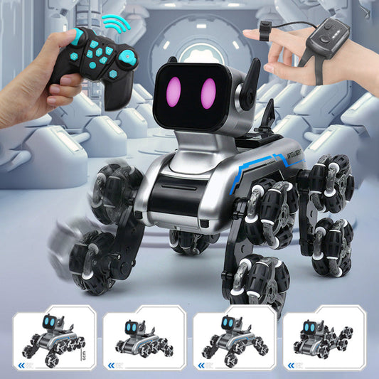 Gestusregistrerende stuntrobot-hundeleker til biler
