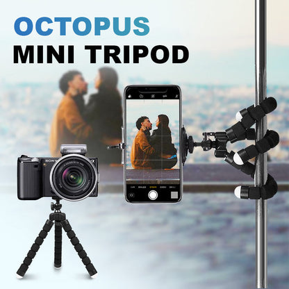 Fleksibelt Mini Octopus-stativ (med fjernkontroll)