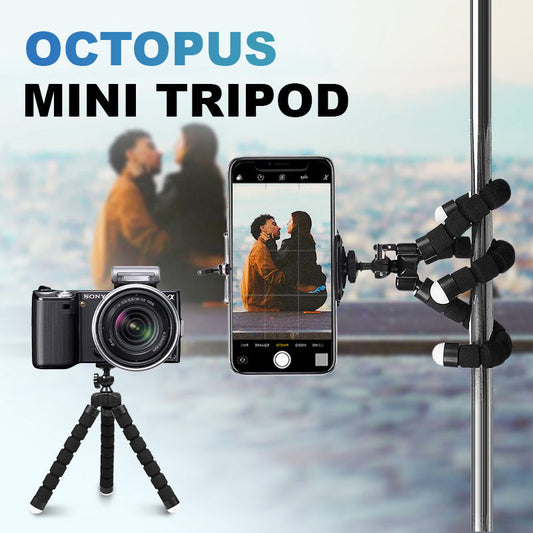 Fleksibelt Mini Octopus-stativ (med fjernkontroll)