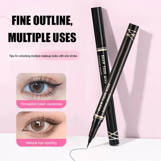 Hurtigtørkende, ultrafint flytende eyeliner
