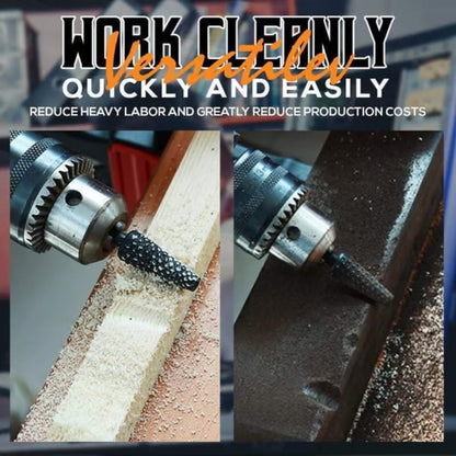 🔩 BEGRENSET TID 50 % RABATT! ✨ 5-delers roterende stålfilsett – Avgrading, sliping, slitesterk 🛠️