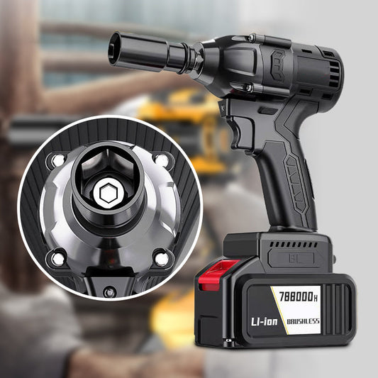 💎 50 % RABATT! 💎 Børsteløs tysk motorelektrisk skiftenøkkel – 480 Nm supermoment, 3-i-1 smart verktøy for reparasjoner i hjemmet og på bilen 🔧⚡