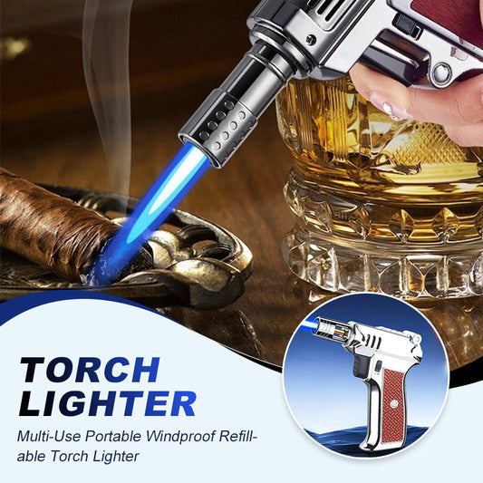 🔥Hot Sale🔥Multibrukbar bærbar vindtett påfyllbar lommelykt(Jo mer du kjøper, jo høyere rabatt)