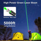 🔦Rødt og grønt enkeltpunkts laserlys