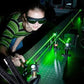 🔦Rødt og grønt enkeltpunkts laserlys