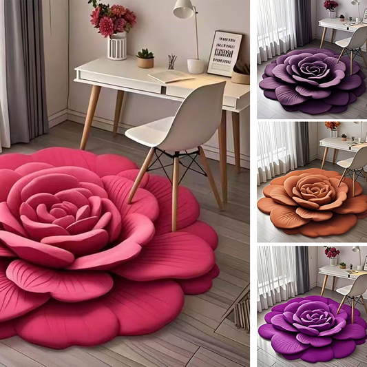Blomsterplysj og kiselgur gulvmatte