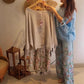 ⏳ Begrenset tid 50% avslag! 💥Women's Loose Fit Blouse & Floral Printed Wide-Leg Pants Set （Jo mer du kjøper, jo høyere rabatt）