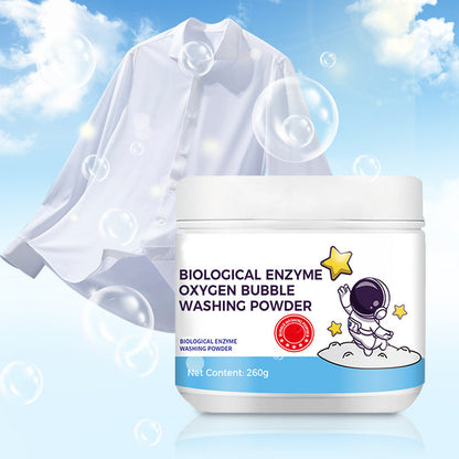 Biologisk enzym oksygenboble vaskepulver