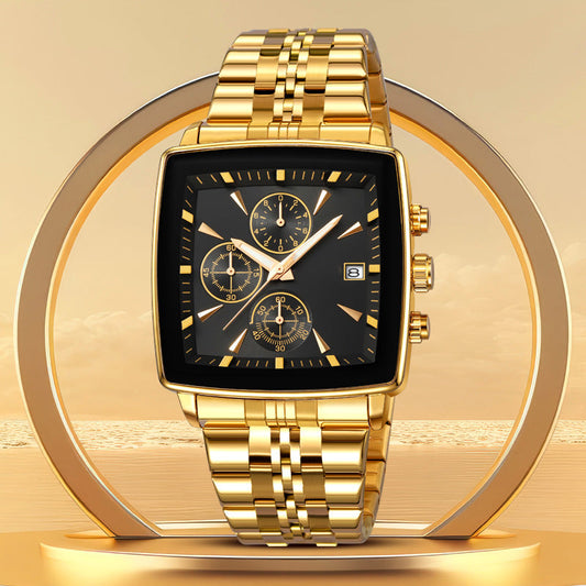 ⌚ 50 % rabatt på eksklusive forretningsklokker 💎Multifunksjonell vanntett kvartsklokke for menn