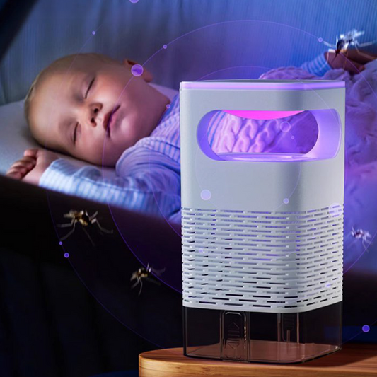 Sommertilbud🦟UV-fluefanger med gjennomsiktig oppsamlingsbeholder
