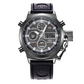 ⌚ Retro dual-display klokke – analog+digital, 8+ funksjoner (GMT, alarm, nedtelling). Vanntett 50m, slagfast – perfekt til hverdag og eventyr! ⏱️💪