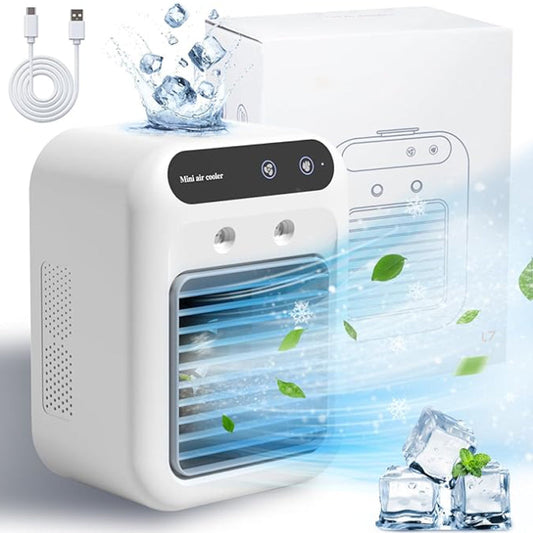 Mini Portable Air Conditioner Cooler Humidifier