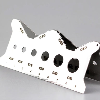 💥Dobbeltsidig boltmålerkort i rustfritt stål (50 % rabatt)