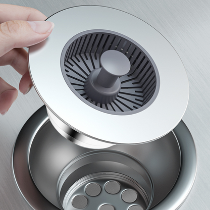 Pop-up avløpsstopper med sil