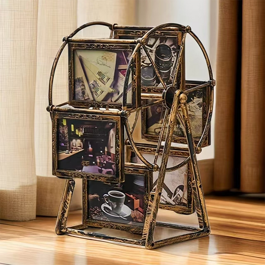 Roterbar fotoramme med pariserhjul