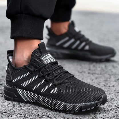 Pustende mesh joggesko for menn