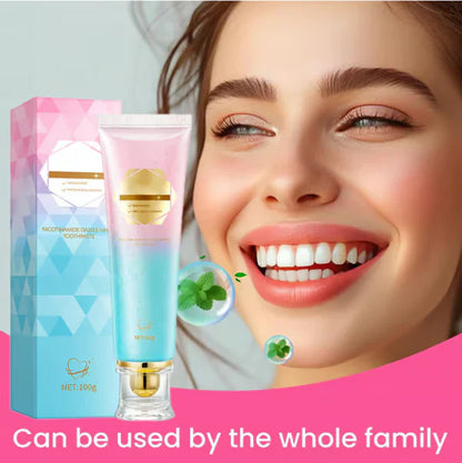 💖Niacinamid-tannkrem for strålende hvite tenner🦷Perlehvite tenner🦷Det nye hemmelige våpenet for ditt smil!