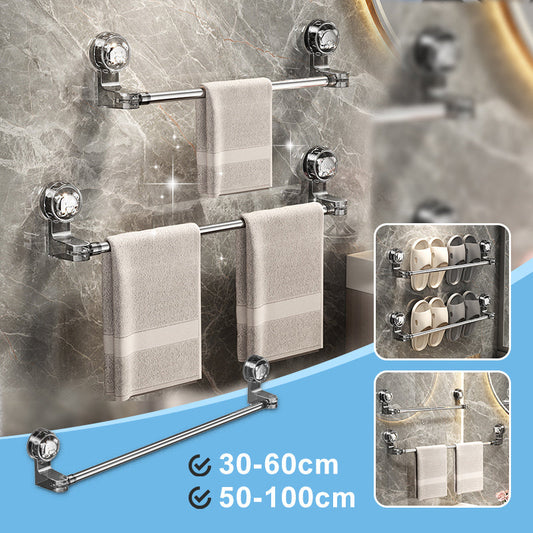 Justerbar håndkleholder med sugekopp