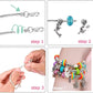 🌈 Charmesmykke-sett for barn – allergivennlig, enkelt å tre, perfekt bursdagsgave. Slipp fantasien løs! 💪💖