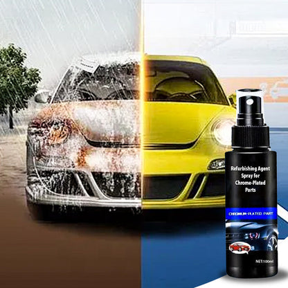 Renoveringsspray for forkrommede deler