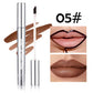 Peel-Off langvarig farget lipgloss