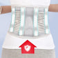 🎁Hot Salg 49% OFF⏳varmepresset mesh pustende stålplate støtte midjebeskytter