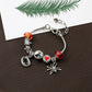 🎃👻 SISTE DAGS KAMPANJE - 50 % RABATT 💜🎁 Halloween DIY armbånd- og halskjedesett