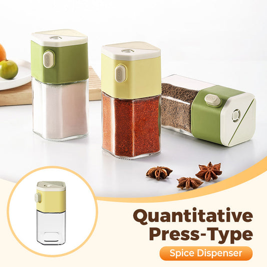 😍Best Sellers😍Quantitative Dual Mouth Press-Type Spice Dispenser
