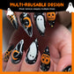 🔥🚀Kjøp 3 stykker og få gratis frakt！🔥🚀Halloween-stil press-on negler