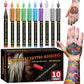 📢📢50% RABATT!!🥳💥Sett med midlertidige tatoveringsmarkører – 10 farger kroppskunstpenner🌈