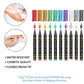 📢📢50% RABATT!!🥳💥Sett med midlertidige tatoveringsmarkører – 10 farger kroppskunstpenner🌈