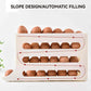 💥 50 % RABATT! 🎉 Automatisk rullende eggholder til kjøleskap 🥚