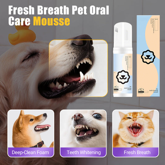 Fresh Breath munnpleiemousse for kjæledyr