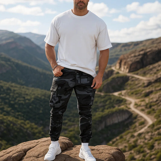Kamuflasjebukser av høy kvalitet for menn