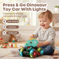 🚙 Lysende monstertruck – trykk, start og se den kjøre! Tøff og slitesterk for aktive barn! 💡🦕