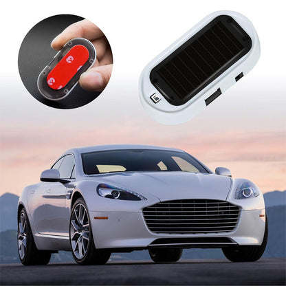 🚗 Solcelledrevet LED-tyverialarm – automatisk blinking, trådløs, værbestandig. Beskytter bilen dag og natt! ✨🔒