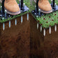 🌱 Plenlufter med 15 pigger – 4,4 cm, dobbel fjær og plate. Reduserer jordpakking – frodig plen! 🏡✨