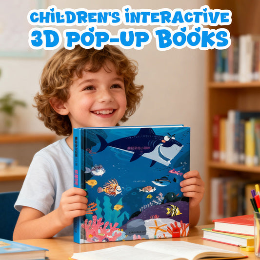 Interaktive 3D-pop-up-bøker for barn