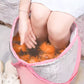 🔥 50 % RABATT! 💦 SAMMENLEGGBAR FOTBAD - Ergonomisk, lett og bærbar, perfekt for avslapning og fotpleie 🛁✨