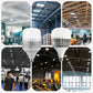 💡 Kjempe LED-pære 160mm – dobbel kjerne, 300m² dekning, E27, høy fargegjengivelse. Perfekt til store rom! ✨🔌