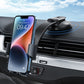 📱 Bilsugetelefonholder – 360° roterbar, bøybar arm, passer 4,7–7,2″. Vaskbar sugekopp! 🚗✨