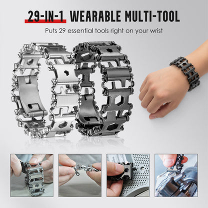 🔥Siste dag med 50 % rabatt på begrenset tid!🔥Multifunksjonelt 29-i-1 verktøyarmbånd