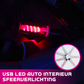 🚗 USB LED-billys – 7 farger, berøringskontroll, plug-and-play. Gjør bilinteriøret koselig på sekunder! ✨🌈