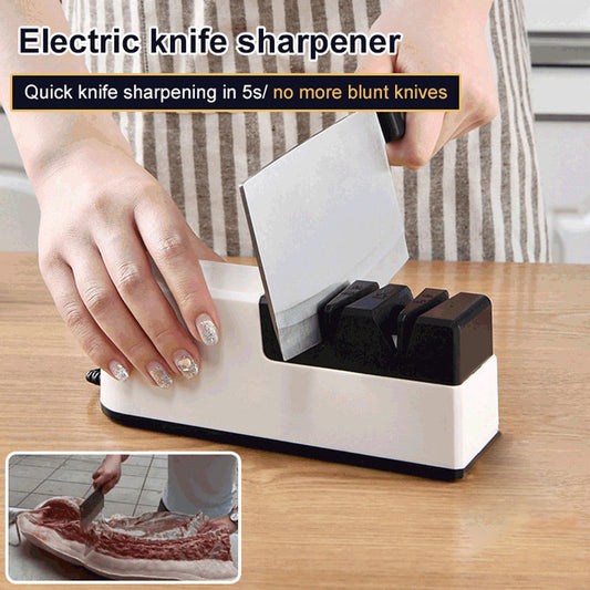 🔪 50 % RABATT! ⚙️ Profesjonell elektrisk knivslipemaskin – rask og presis sliping, multi-vinkelguide for kjøkken- og utendørskniver ✨📦