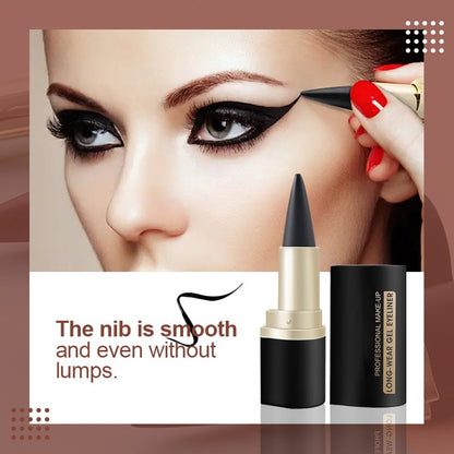 💧 KJØP 1 FÅ 1 GRATIS! ✨ Hurtigtørkende eyeliner – smussfast, vannavstøtende og presis penselspiss 🎭✨