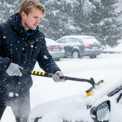 Multifunksjonelt verktøy for fjerning av snø og is i bilen