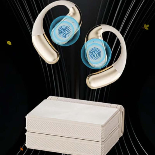 🎧 60 % RABATT NÅ! ⚡ Trådløse ørepropper med åpen øretelefon – Lette, klar lyd og trygge for utendørs bruk 🏃‍♂️✨
