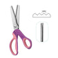 ✂️ Sikksakksaks i rustfritt stål – taggete blader, ergonomisk grep. Perfekt til søm, quilting og scrapping! 🧵✨