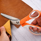 ✂️ Sikksakksaks i rustfritt stål – taggete blader, ergonomisk grep. Perfekt til søm, quilting og scrapping! 🧵✨