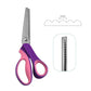 ✂️ Sikksakksaks i rustfritt stål – taggete blader, ergonomisk grep. Perfekt til søm, quilting og scrapping! 🧵✨